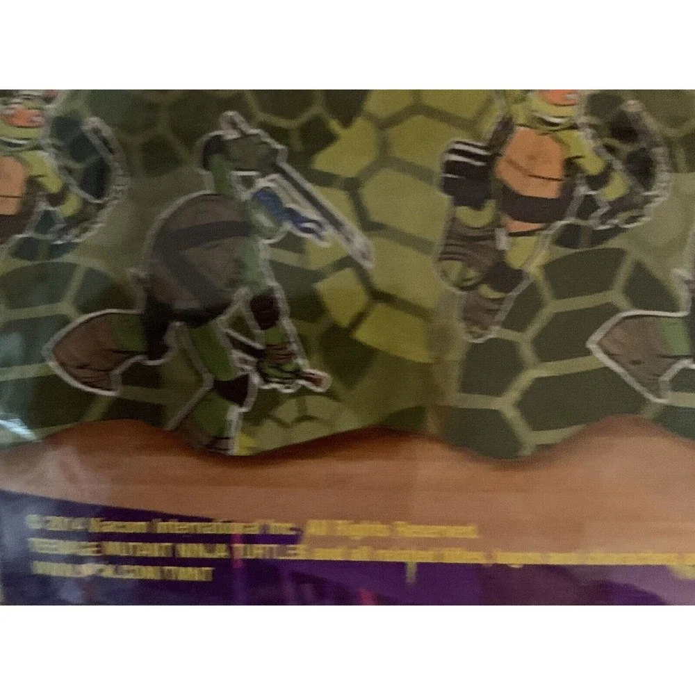 Teenage Mutant Ninja Turtles Nickelodeon Shower Curtain 72 X 72 NEW IN PKG 2014